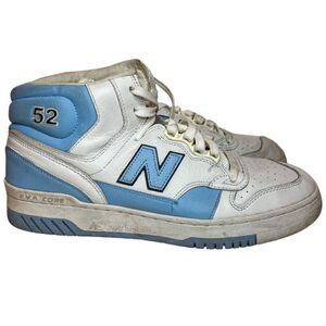 NEW BALANCE  James Worthy x P740 Tribute To UNC Mens 9 White Light Blue Sneakers